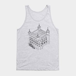 Tower of London - Hand Drawn Print Tank Top